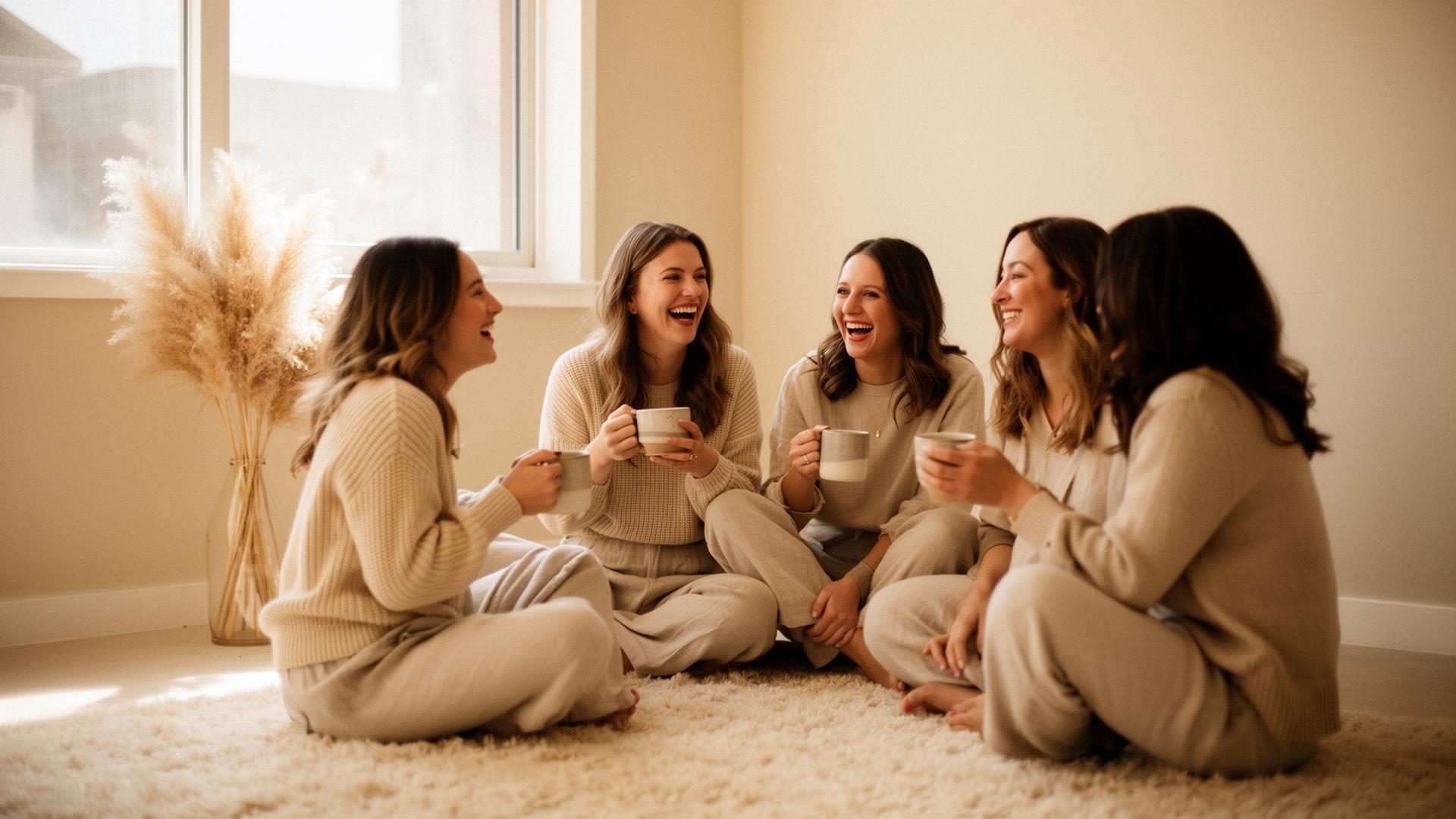 Frauen unterhalten sich